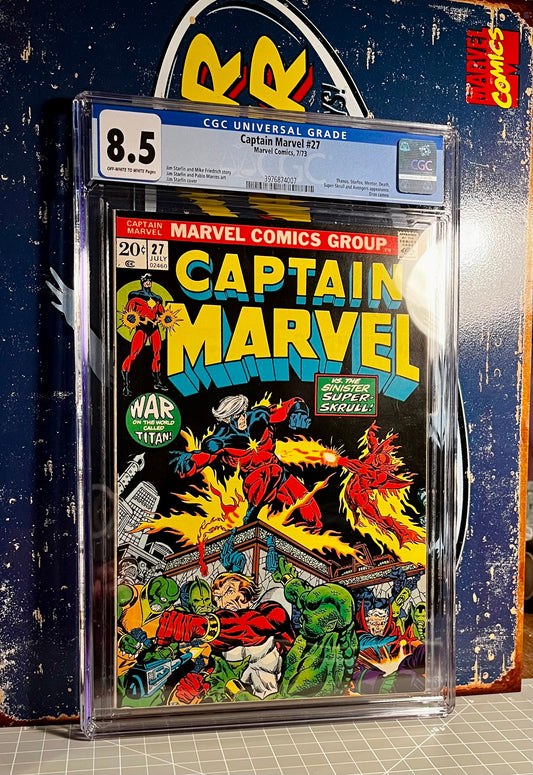 Captain Marvel #27 CGC 8.5